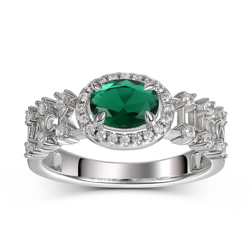 Jeulia "Special Lover" Personalized Sterling Silver Ring