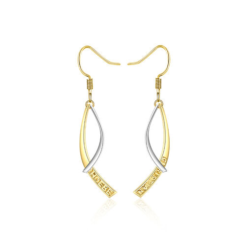 Jeulia "My Destiny" Personalized Sterling Silver Earrings