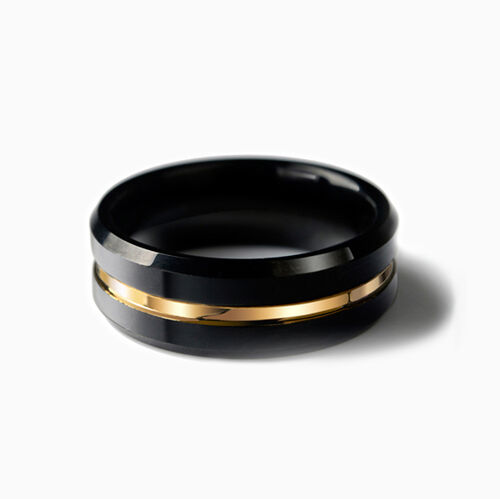 "Weightless" 8mm Tungsten Carbide Men's Wedding Ring