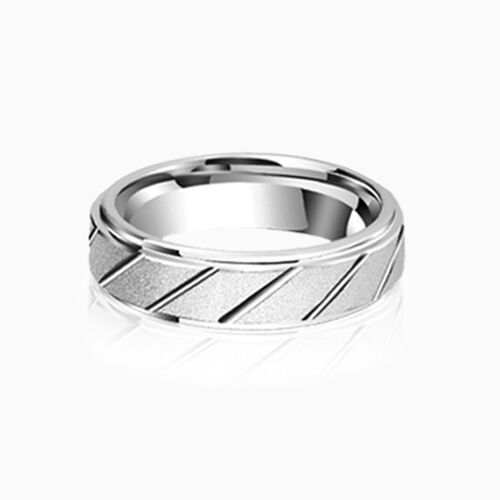 「Endless Moment」 5mm Tungsten Carbide Men's Wedding Ring