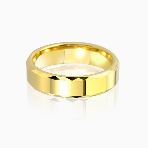 "Silhouette" 5mm Tungsten Carbide Men's Wedding Ring