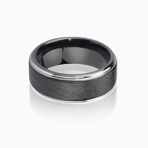 "Endless Tide" 8mm Tungsten Carbide Men's Wedding Ring
