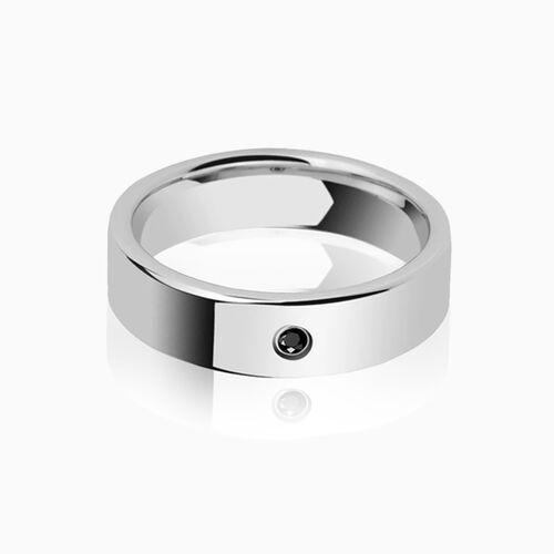 "Always in Hand" 6mm Tungsten Carbide Men's Wedding Ring