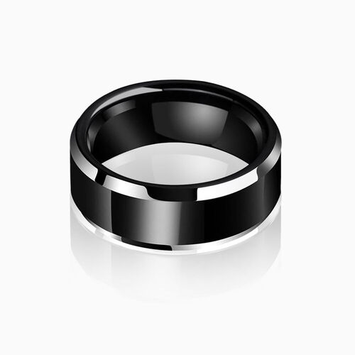 "Age With Me" 8mm Tungsten Carbide Men's Wedding Ring