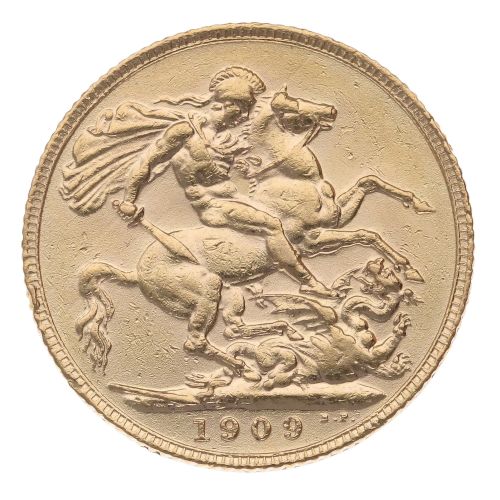 1909 Edward VII Full Sovereign Coin