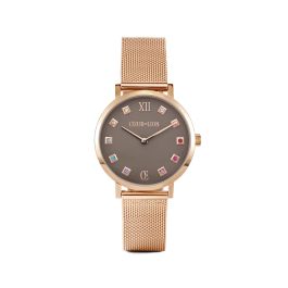 Coeur De Lion Watch - Mocha Matt with Rose Gold Milanese Strap