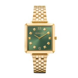 Coeur De Lion Watch - Iconic Square Glamorous Green and Gold