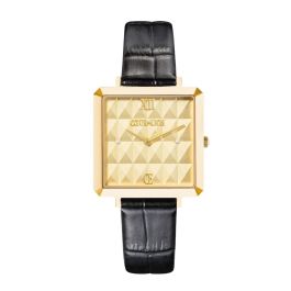 Coeur De Lion Watch Iconic Cube Spikes - Gold and Black