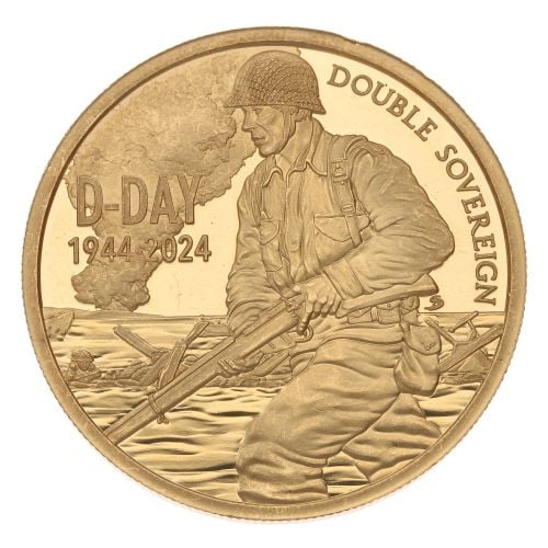 2024 Charles III D Day Double Sovereign Coin