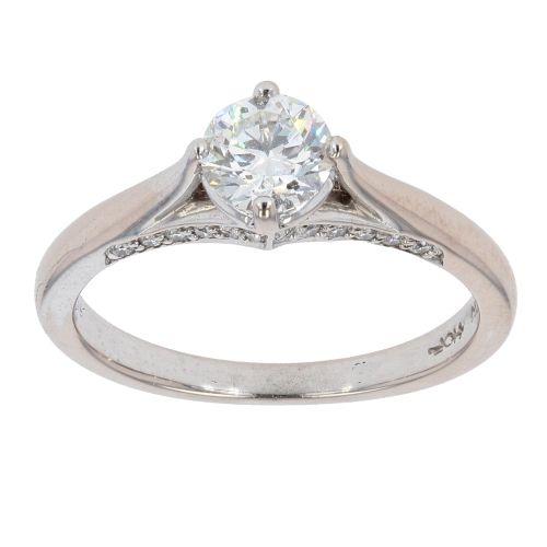 18ct White Gold 0.70ct Diamond Solitaire Ring