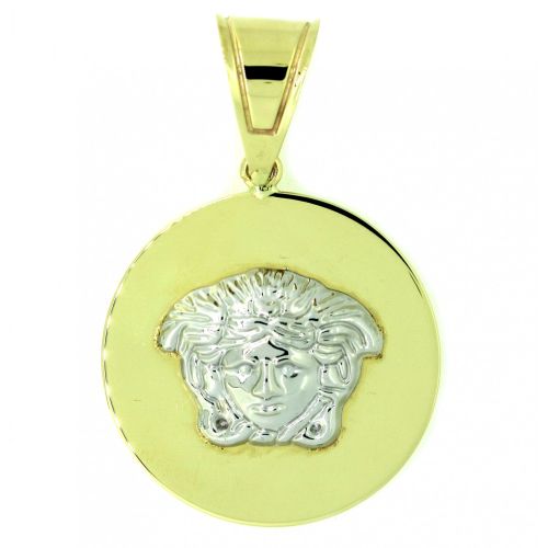 14ct Yellow And White Gold Fancy Pendant
