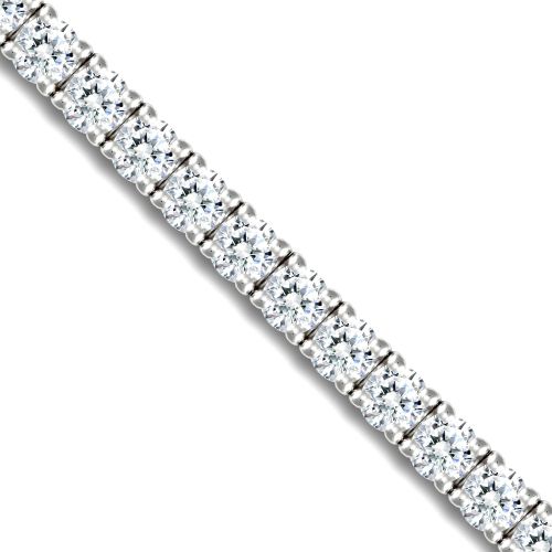 18ct White Gold 4.00ct Diamond Tennis Bracelet