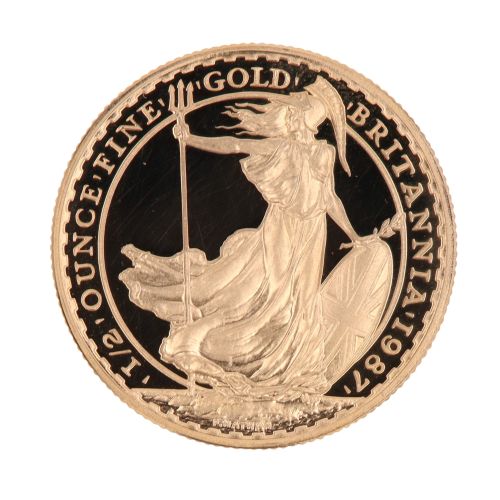 1987 Britannia 1/2oz Coin