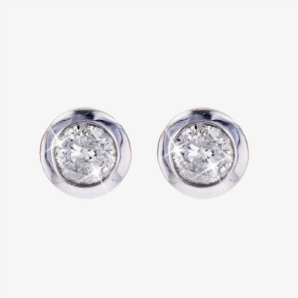 18ct Gold Diamond Stud Earrings 1.00ct