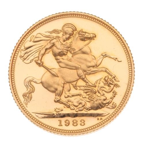 1983 Elizabeth II Full Sovereign Coin