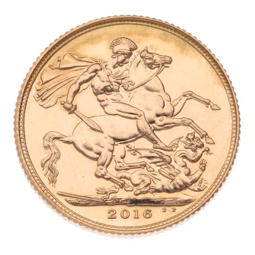 2016 Elizabeth II Full Sovereign Coin
