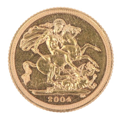 2004 Elizabeth II Half Sovereign Coin