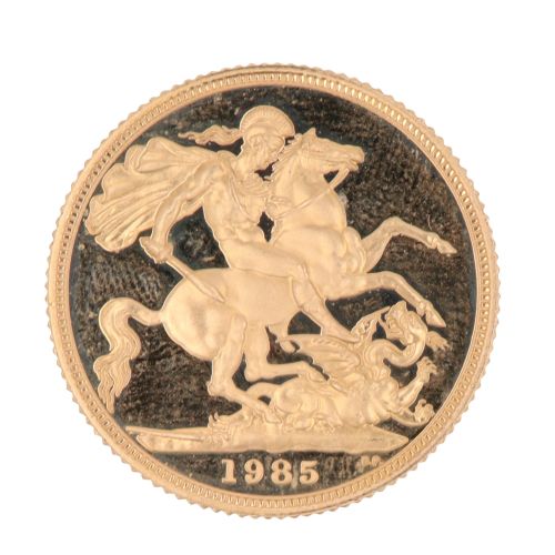 1985 Elizabeth II Full Sovereign Coin