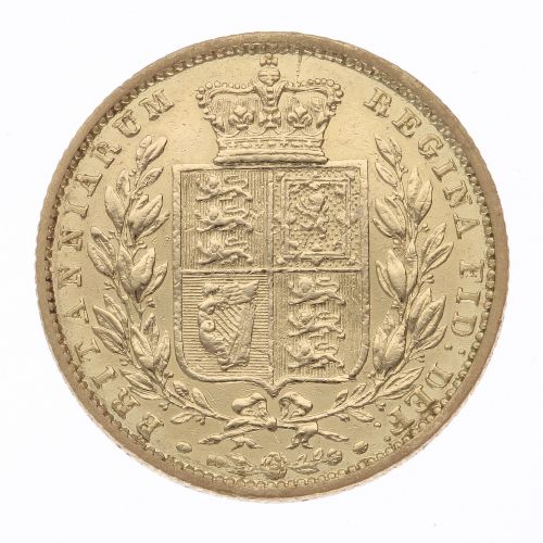 1853 Victoria Full Sovereign Coin
