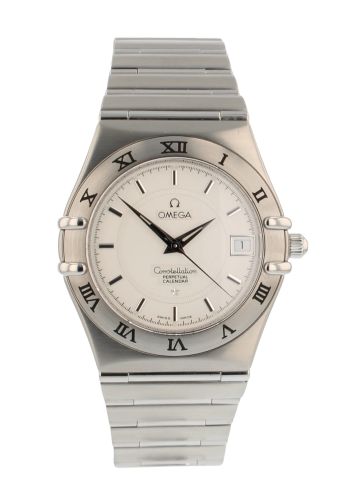 Omega Constellation Perpetual Calendar Pre Owned Watch Ref 15523000