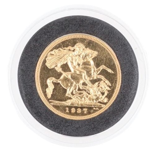 1937 George VI Full Sovereign Coin