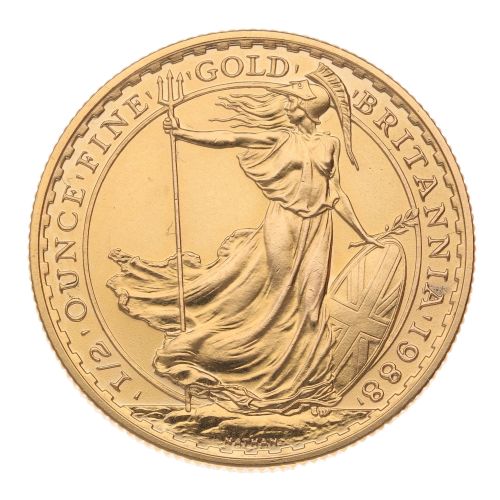 1988 Elizabeth II 1/2oz Britannia Coin