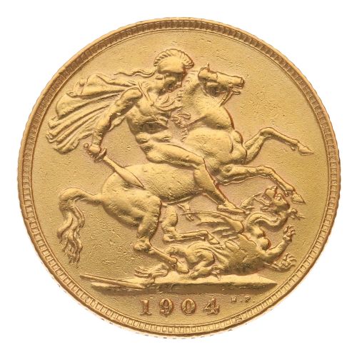 1904 Edward VII Full Sovereign Coin