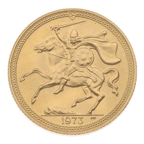1973 Elizabeth II Full Sovereign Coin