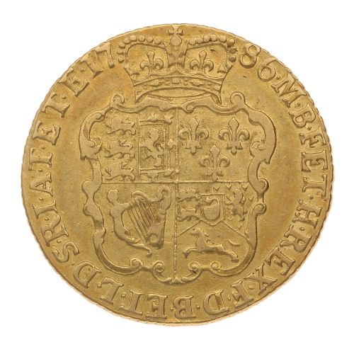 1786 George III Rose Guinea Coin