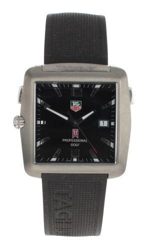 Tag Heuer Professional Tiger Woods Pre Owned Watch Ref WAE1110