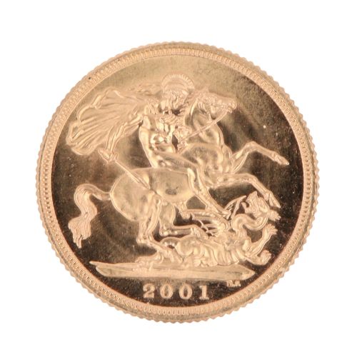 2001 Elizabeth II Full Sovereign Coin