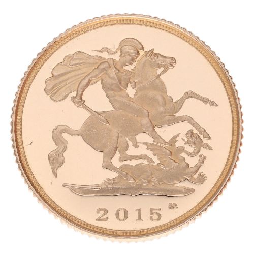 2015 Elizabeth II Half Sovereign Coin