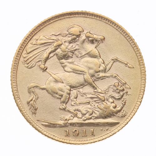 1911 George Full Sovereign Coin