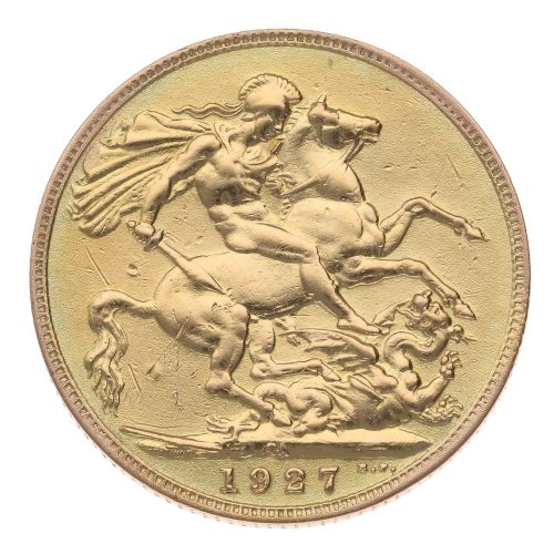 1927 George V Full Sovereign Coin