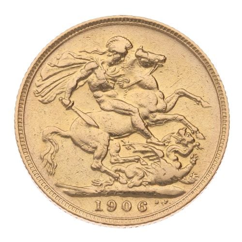 1906 Edward VII Full Sovereign Coin