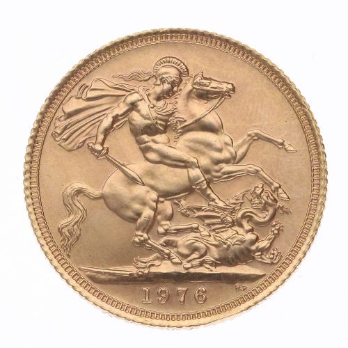 1976 Elizabeth Full Sovereign Coin