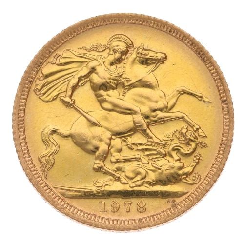 1978 Elizabeth II Full Sovereign Coin