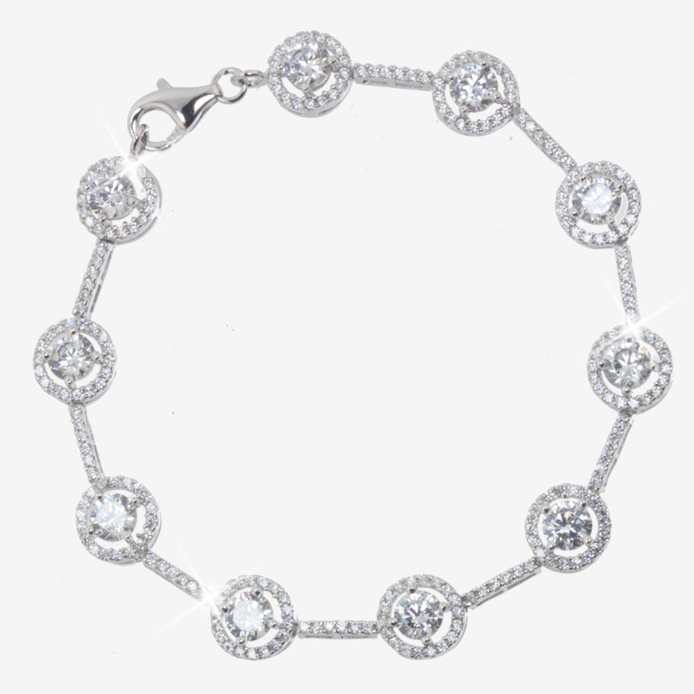 Silver Halo Bracelet