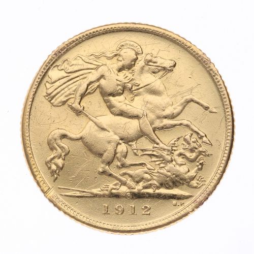 1912 George Half Sovereign Coin