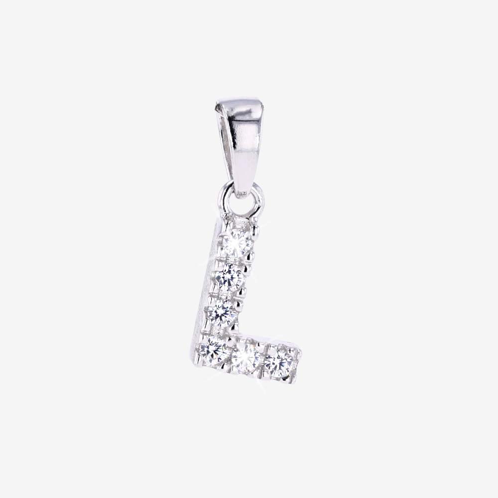 Sterling Silver 'L' Initial Pendant