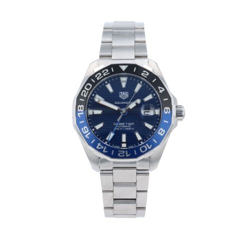 Tag Heuer Aquaracer GMT Pre Owned Watch Ref WAY201T