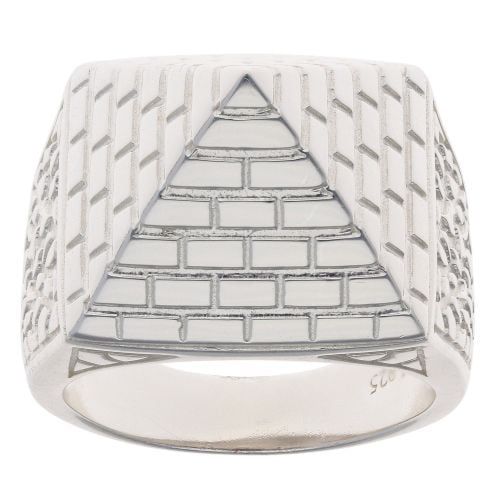 Silver Pyramid Ring