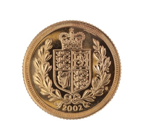 2002 Elizabeth Hakf Sovereign Coin