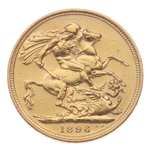 1896 Victoria Full Sovereign Coin