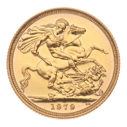 1979 Elizabeth II Full Sovereign Coin