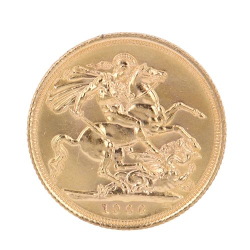 1966 Elizabeth Full Sovereign Coin