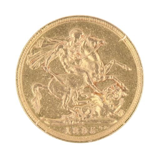 1895 Victoria Full Sovereign Coin