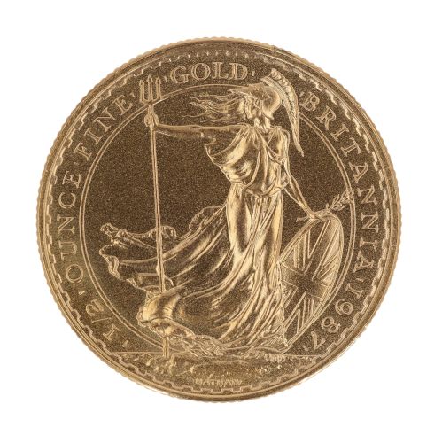 1987 Elizabeth II 1/2oz Britannia Coin