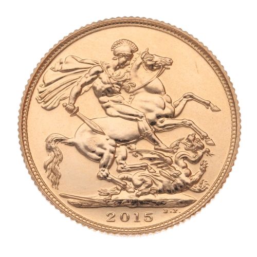 2015 Elizabeth II Full Sovereign Coin