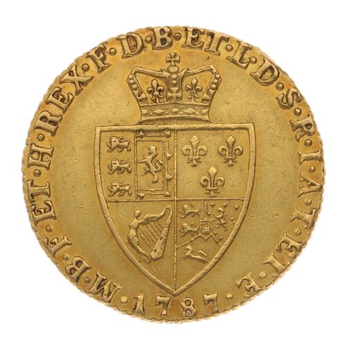 1787 George III Spade Guinea Coin